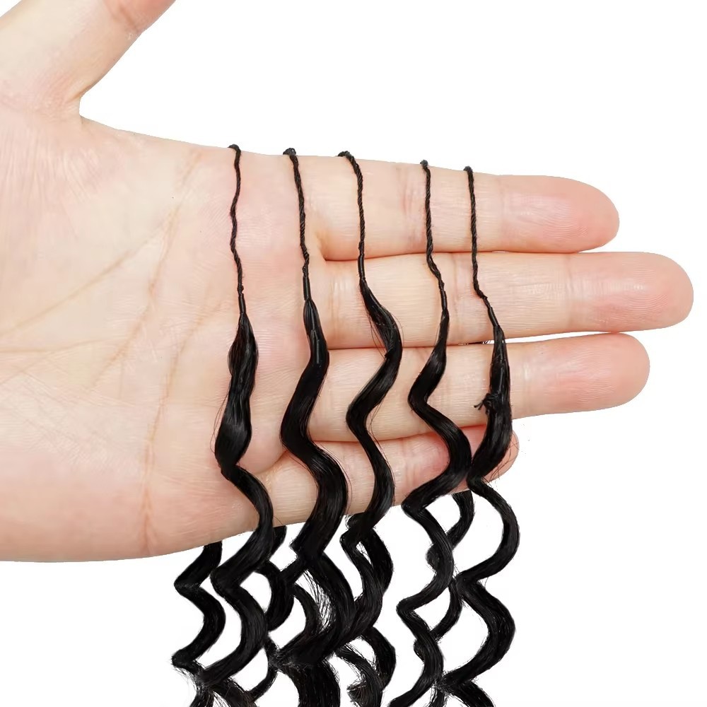 New Seamless Feather Crochet Hair Extensions – Realistic Feather Crochet Braiding Extensions - Image 3