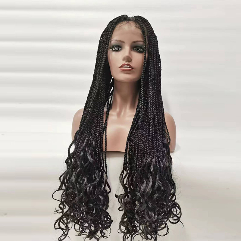 European and American popular full lace African dirty braid three-strand braid - Image 4