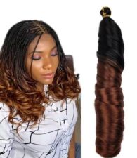 8" 12in 150g French Curly Synthetic Hair Extensions for Braiding