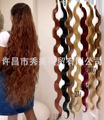 Perfect Boho Braids Synthetic Hair Body Wave Wig Snake Winding Hair